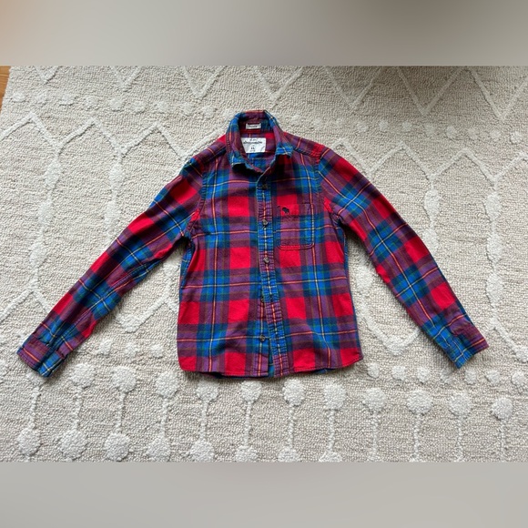 Abercrombie boys flannel shirt - Picture 1 of 2